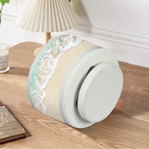 Miniatura 5 de Organizador para controles remotos de TV para mesa, porta lapiceros giratorio de 360 grados para organizadores y accesorios de escritorio, Playa