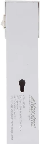 Miniatura 8 de Maxxima Luz LED enlazable de 12 pulgadas para debajo del gabinete, 600 lúmenes, blanco cálido 3000 K, blanco, interruptor de encendido/apagado