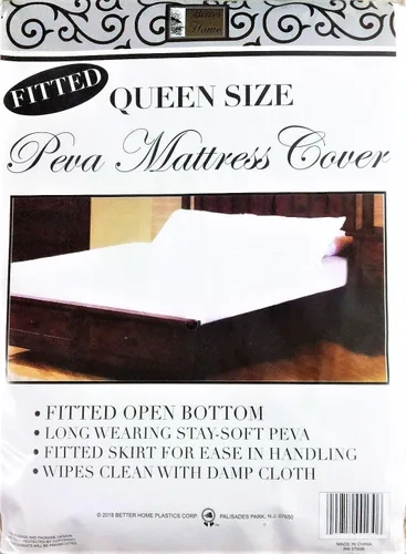 Miniatura 3 de Better Home PEVA - Protector de colchón ajustable, impermeable, sin polvo, sábana (individual)