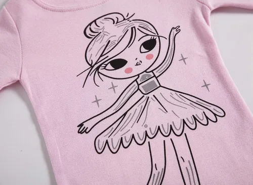 Miniatura 3 de Family Feeling Conjunto de pijama de manga larga, diseño 100% de algodón, para niños pequeños