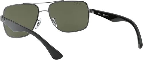 Miniatura 6 de Ray-Ban RB3483 - Gafas de sol cuadradas de metal para hombre