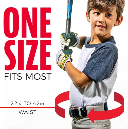 Miniatura 34 de Franklin Sports MLB - Cinturón ajustable para niños y niñas