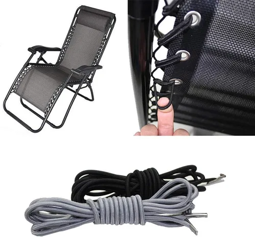 Miniatura 3 de MansWill Juego de herramientas de reparación de 4 piezas de cordones elásticos reclinables/accesorios de silla para silla de descanso, silla Negro
