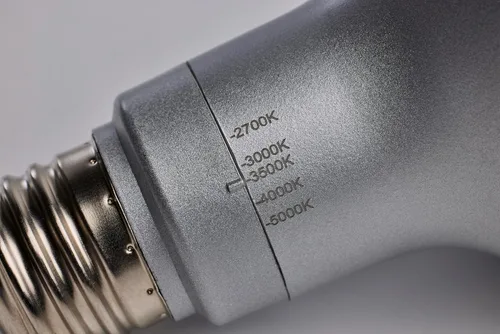 Miniatura 2 de Satco S11588; LED PAR38 de 13.3 vatios; base media; acabado plateado; CCT seleccionable; 120 voltios; ángulo de haz de 25 grados