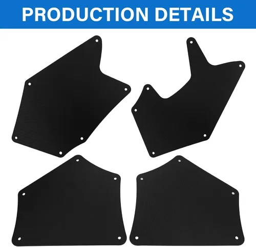 Miniatura 6 de Tutor Auto Protectores de Guardabarros contra Salpicaduras con Clips Compatibles con Toyota Tundra Sequoia 2007-2020 - Reemplaza 537370C030