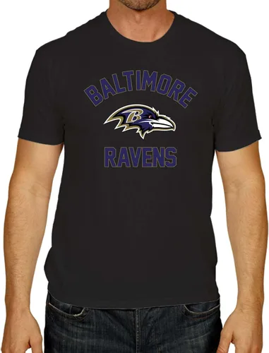 Team Fan Apparel NFL - Camiseta Gameday para adultos, mezcla de algodón, sin etiquetas, semiajustada, da rienda suelta a tu espíritu de equipo Negro