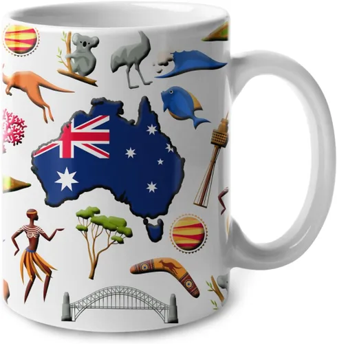 Miniatura 27 de Lotacy Taza de café con símbolos de Cuba con bandera de mapa, taza de cerámica de bandera cubana de 11 onzas, recuerdo de Cuba y regalos, idea