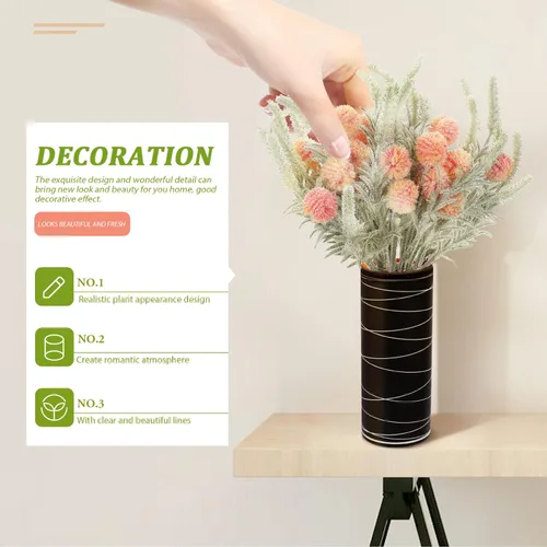 Miniatura 5 de Beavorty 2 decoraciones artificiales secas de diente de león para salas de casa, cola de conejo, arreglos florales de boda, elegantes dientes