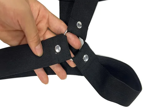 Miniatura 4 de Arnés de nylon fuerte del pecho del cuerpo de los hombres del apoyo elástico del apoyo del club desgaste trajes
