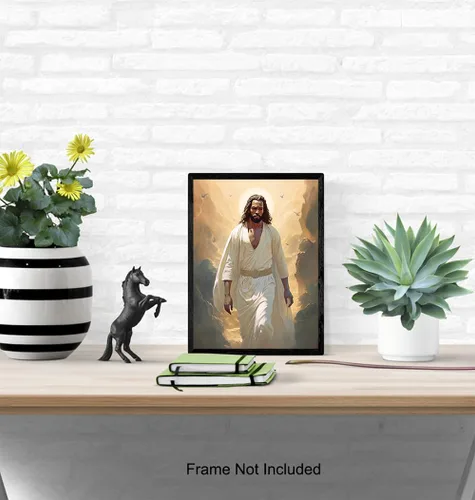 Miniatura 5 de Arte de pared de Jesús para afroamericanos, póster de Jesucristo, inspiración, arte de pared cristiano y decoración para mujeres negras, hombres