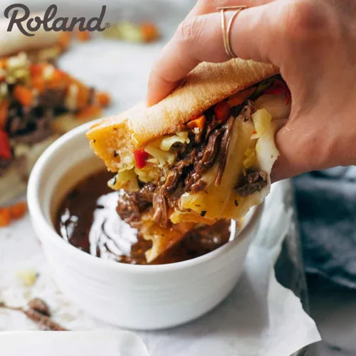 Miniatura 6 de Roland Foods Chicago Style Mild Giardiniera, condimento de pimienta italiana, procedente de los Estados Unidos, bolsa de 56 onzas