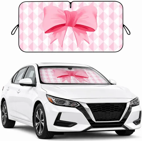 Miniatura 27 de Parasol para parabrisas de automóvil, parasol de ojos enojados rojos para parabrisas de automóvil, universal, compatible con sedán, SUV, hatchback