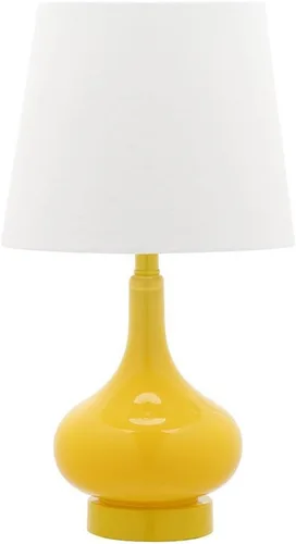 Safavieh Kids Lighting Collection Amy Yellow Gourd - Lámpara de mesa para dormitorio, sala de estar, oficina en casa, escritorio, mesita de noche
