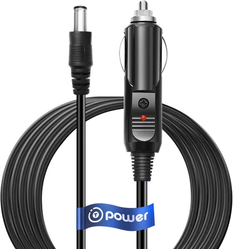 T POWER Adaptador de cargador de coche de 12 V CC para niños de 12 V para niños y motocicletas, juguete Hello Kitty SUV y más encendedor de