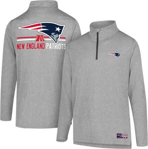 Miniatura 42 de Ultra Game Men's NFL Official Super Soft Quarter Zip Long Sleeve T-Shirt