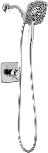 Miniatura 8 de Delta Ashlyn Serie 17 - Juego de grifo de ducha de doble función con cabezal de ducha dual 2 en 1 In2ition con rociador de mano, kit de ajuste