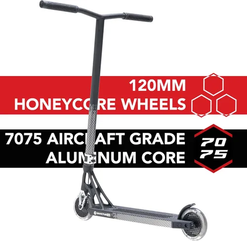 Miniatura 4 de Root Industries Invictus Complete Pro Scooter - Ruedas Honeycore de 4.724 in, barras de cromolita, compresión HIC y cubierta de corte