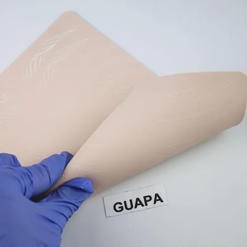 Miniatura 4 de 5 piezas de almohadillas de práctica para cejas de silicona para práctica de tatuajes, hojas de práctica de microblading para práctica de maquillaje