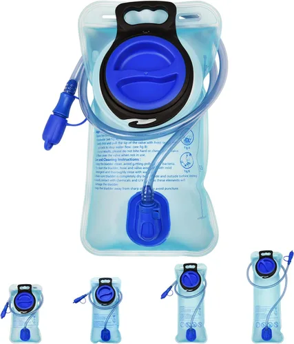 Miniatura 14 de Mdvora - Bolsa de hidratación de 1.5L/2L/2.5L/3L, bolsa de almacenamiento de agua con gran abertura, para ciclismo, senderismo, acampada