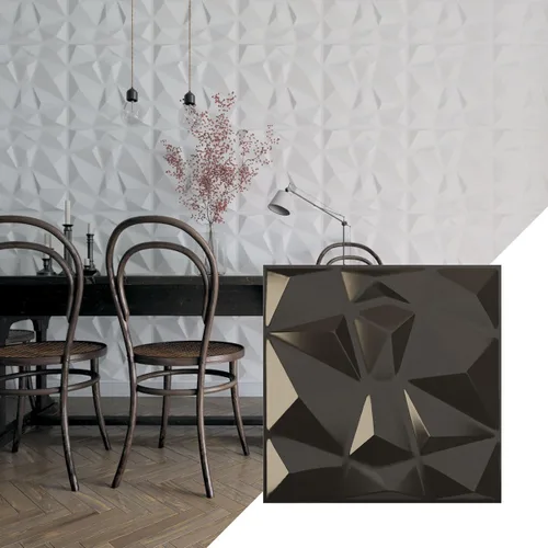 Miniatura 15 de Ekena Millwork 19 5/8 pulgadas de ancho x 19 5/8 pulgadas de alto, Niobe EnduraWall decorativo 3D, laguna satinada (cubre 2.67 pies cuadrados).