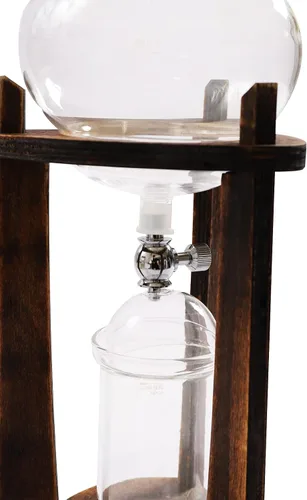 Miniatura 4 de Torre de goteo de café helado de 20.3 fl oz/20.29 onzas de capacidad, olla compartida de café frío, cafetera de 6 a 8 tazas, máquina de cafés