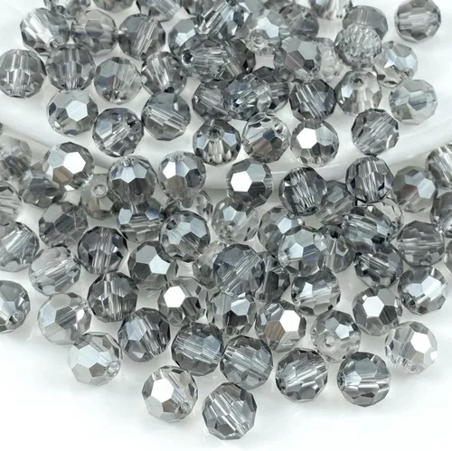 Miniatura 13 de 400 cuentas redondas de cristal de 0.157 pulgadas (0.157 in), espaciador facetado, cuentas de color AB para hacer joyas, manualidades, collares