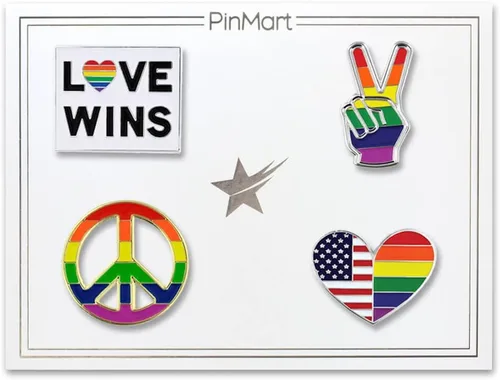 Miniatura 2 de PinMart Gay Pride LGBT - Pin de solapa esmaltado