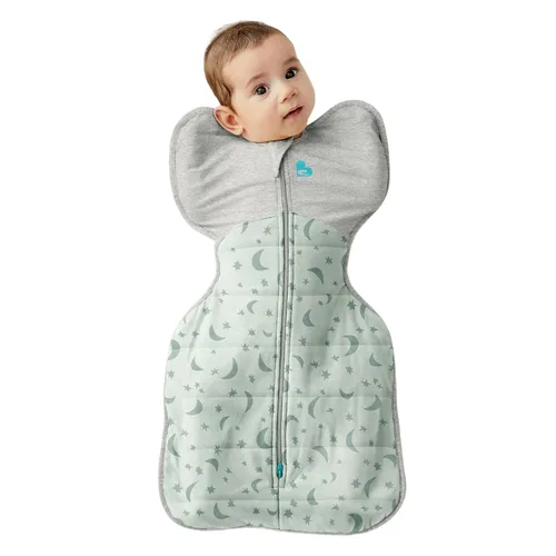 Love to Dream Swaddle UP Extra Warm 3.5 TOG, oliva, mediano, 13-19 libras, sueño drásticamente mejor, permite que el bebé duerma en la posición