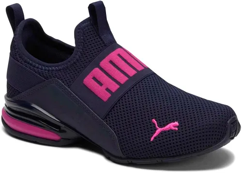 Miniatura 2 de PUMA Axelion - Tenis de entrenamiento anchos para mujer, estilo casual, color azul
