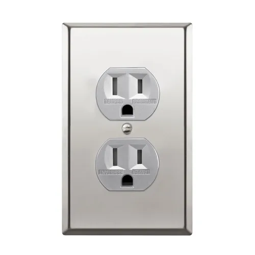 Miniatura 13 de ENERLITES Toma de corriente dúplex, tomacorrientes eléctricos de pared resistentes a manipulaciones, grado residencial, 3 cables, autoconexión a