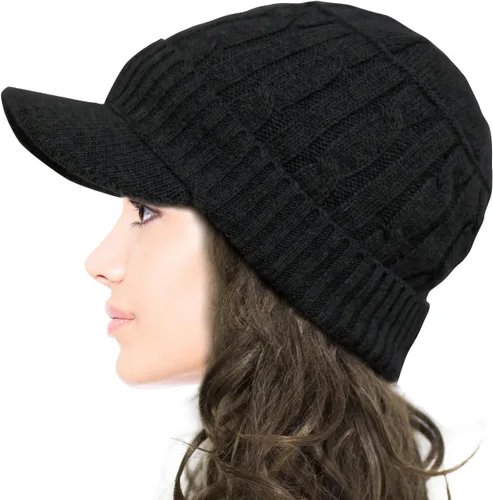 Miniatura 4 de Dahlia Women's Chic Flower Newsboy Cap Hat Wool Blend - Dual Layer