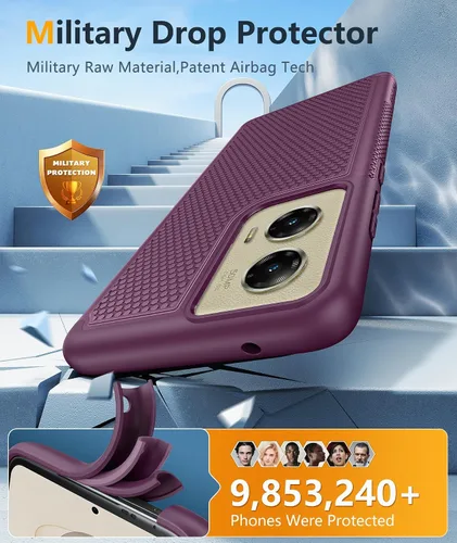 Miniatura 315 de FNTCASE Funda para iPhone 17 Pro: Fundas delgadas translúcidas de color azul claro compatibles con MagSafe, protección completa de la cámara