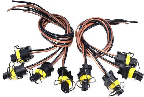 Miniatura 2 de Coleta de la válvula del conector IPR del inyector 8PCS para el diesel de 6,0 7,3 Ford PowerStroke
