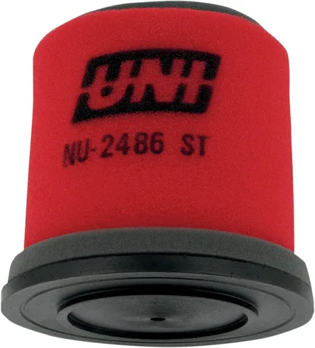 Uni Filter NU-2486ST - Filtro de aire de 2 etapas, color negro, talla única