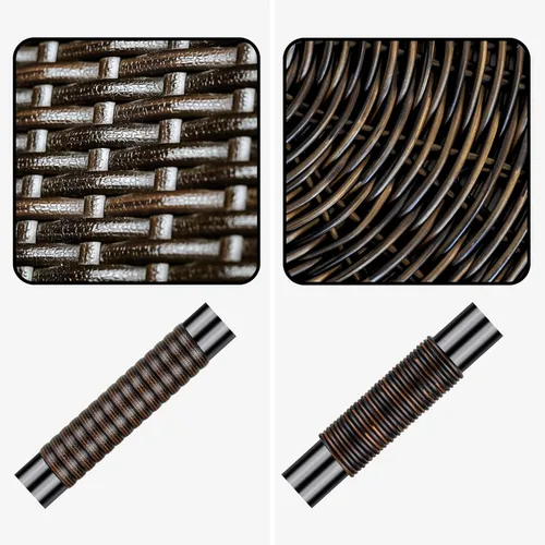 Miniatura 3 de Kit de reparación de mimbre para muebles de patio, material sintético de ratán para juegos de sillas de patio, tejido y reemplazo, muebles de patio