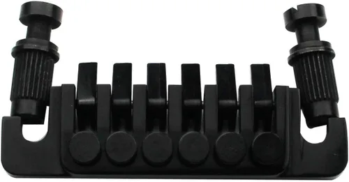 Guyker Guitar TP-6 Puente Barra de Parada - Cordal de Puentes Vintage de los años 70 con Pernos e Insertos de Repuesto Compatible con LP Les Paul SG