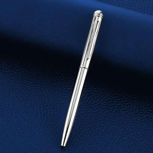 Miniatura 6 de Qianyu Paquete de 7 mini bolígrafos pequeños con 5 recambios de 4 pulgadas, bolígrafos de bolsillo giratorios de 4 pulgadas, cartera corta de metal