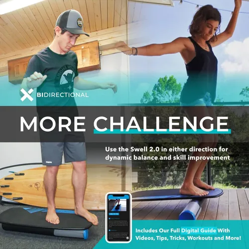 Miniatura 4 de Revbalance Swell 2.0 - Entrenador de tabla de equilibrio para surf y remo Arrecife - Teal
