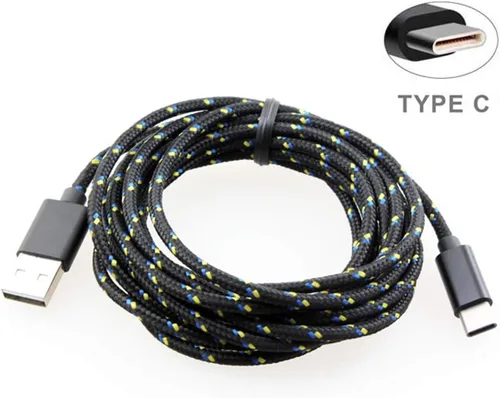 Miniatura 2 de Cable de carga USB tipo C de 10 pies, cable de alimentación USB-C compatible con Samsung Galaxy S21 S22 S23 Ultra Plus Z Fold Z Flip