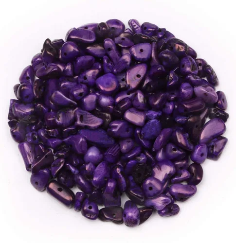 Miniatura 10 de 500 cuentas de piedra natural con virutas naturales, citrino de 0.317 a 0.315 pulgadas, piedras preciosas irregulares de cristal curativo, cuentas