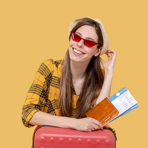 Miniatura 3 de Caweet Funda de pasaporte RFID bloqueo de viaje cartera de cuero pasaporte con banda elástica, Marrón, Classic