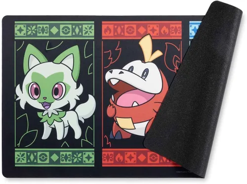Miniatura 3 de Pokemon Centro: Pokemon TCG: Sprigatito, Fuecoco y Quaxly Playmat