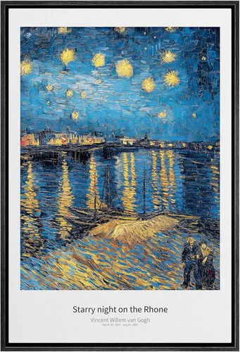 Miniatura 92 de SIGNWIN Lienzo enmarcado para pared, diseño de Vincent Van Gogh, un par de amantes, naturaleza, ilustraciones de área silvestre, bellas artes