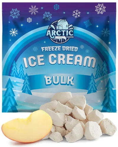 Miniatura 64 de Arctic Farms Trozos de Helado Liofilizado a Granel - No se Derrite (Mantequilla de Maní) (1 libra)