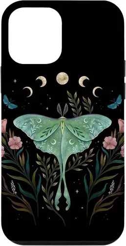 Miniatura 15 de Funda estética Witchy Luna Moth Flower Floral Moon Phases para iPhone 13