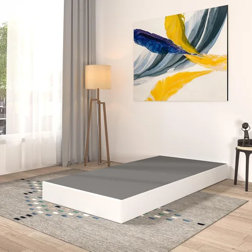 Miniatura 3 de Qingzhou - Bases de somier para cama individual, somier metálico de 7 pulgadas de altura solo para cama individual, base de colchón resistente con 7