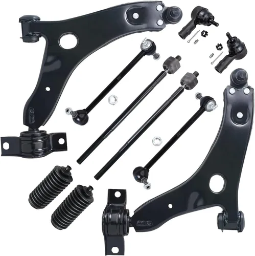 Miniatura 89 de Detroit Axle - Kit de suspensión frontal de 10 piezas para Jeep 2002-2004 Liberty, 2 brazos de control superiores con rótula 2 rótulas inferiores, 4