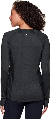 Miniatura 2 de RBX Active - Camiseta de manga larga para mujer, súper suave, con teñido espacial, para correr