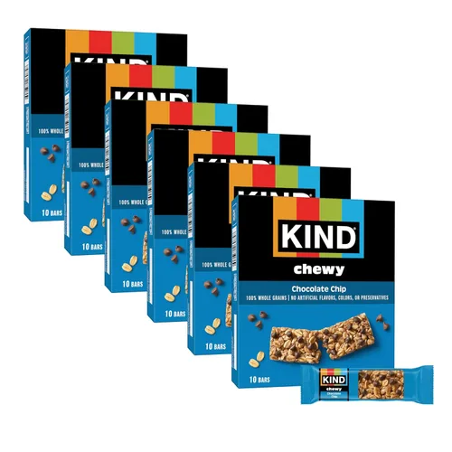 Miniatura 6 de KIND Barra masticable de granola, chispas de chocolate, 10