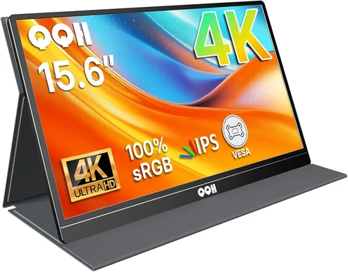 Miniatura 10 de QQH Extensor de pantalla para laptop, 15.6 pulgadas, 1080P, triple monitor portátil con pantalla IPS Full HD ultrafina, monitor dual de viaje USB-C
